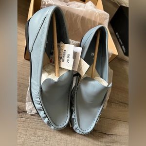 Zara genuine leather loafers 37